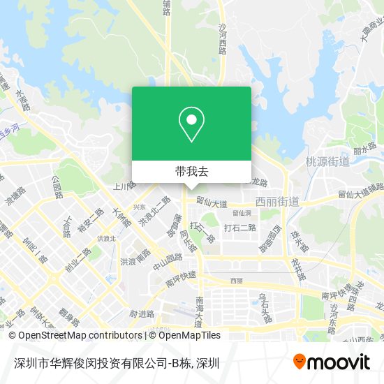 深圳市华辉俊闵投资有限公司-B栋地图