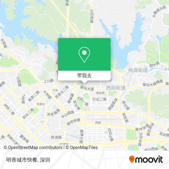 明香城市快餐地图