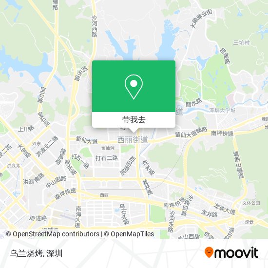 乌兰烧烤地图