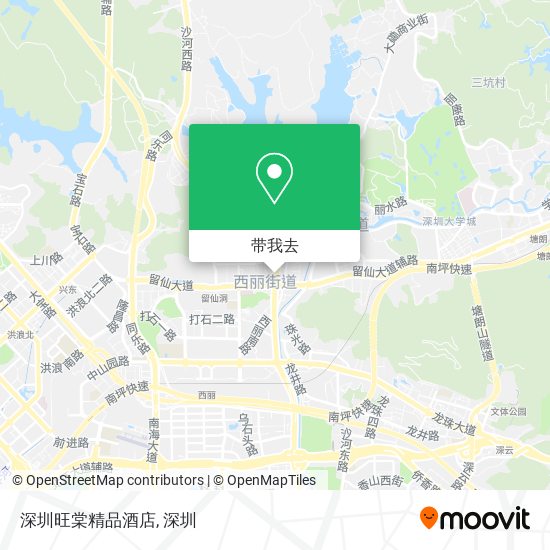 深圳旺棠精品酒店地图