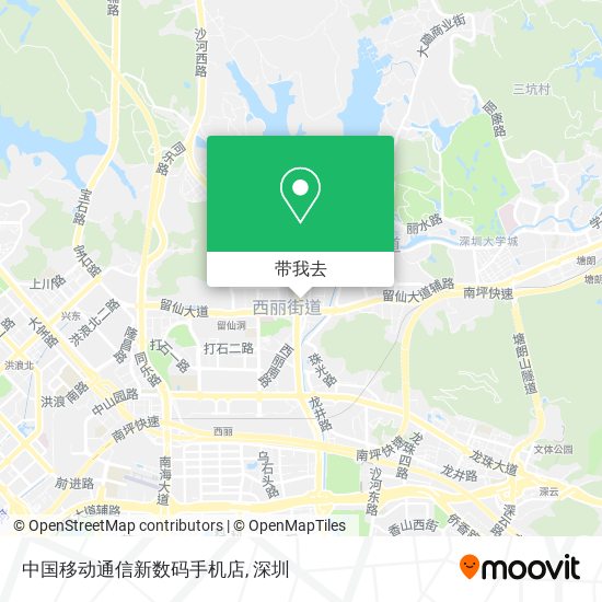 中国移动通信新数码手机店地图
