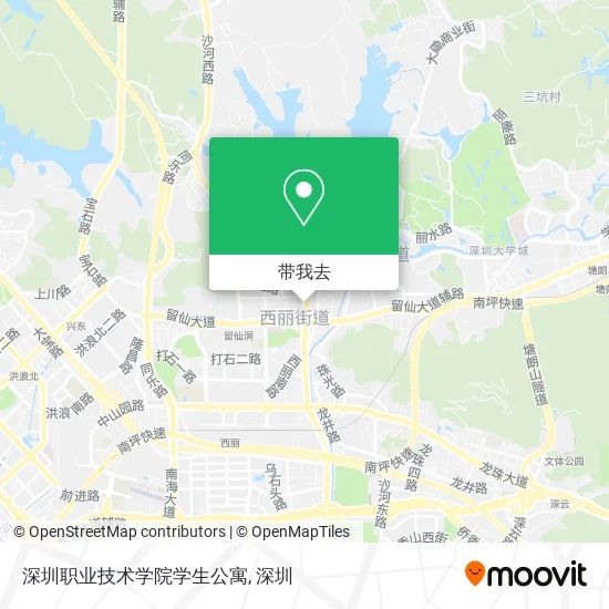 深圳职业技术学院学生公寓地图
