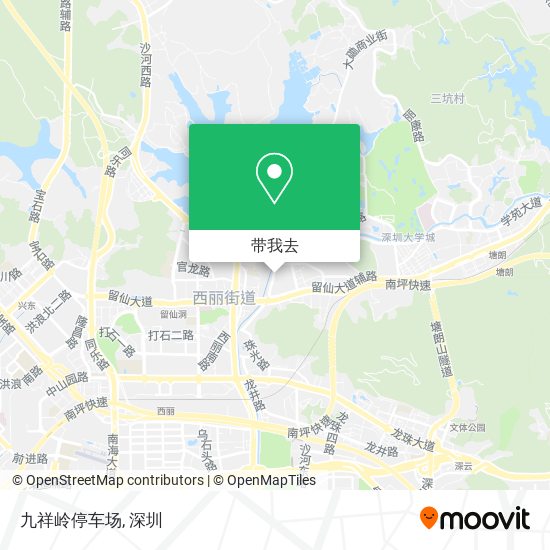 九祥岭停车场地图