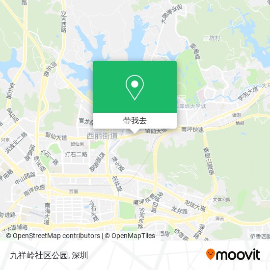 九祥岭社区公园地图