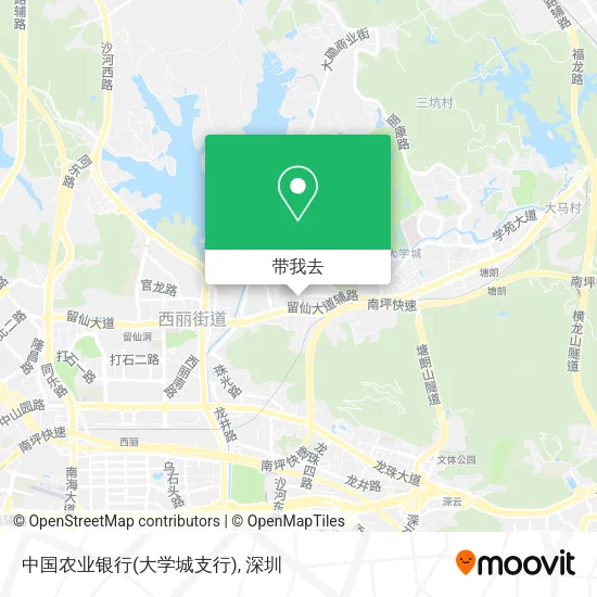 中国农业银行(大学城支行)地图