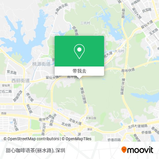 甜心咖啡语茶(丽水路)地图