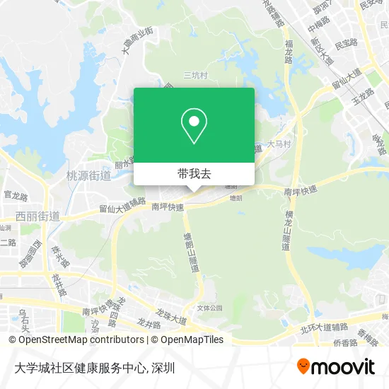 大学城社区健康服务中心地图