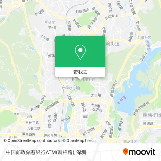 中国邮政储蓄银行ATM(新棉路)地图