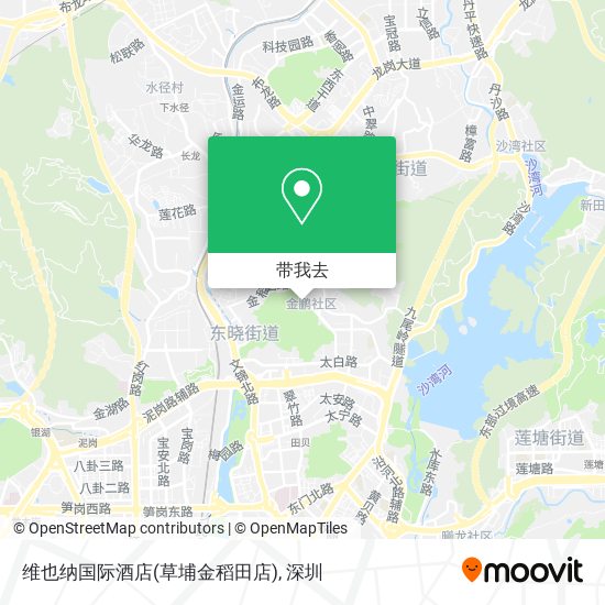 维也纳国际酒店(草埔金稻田店)地图