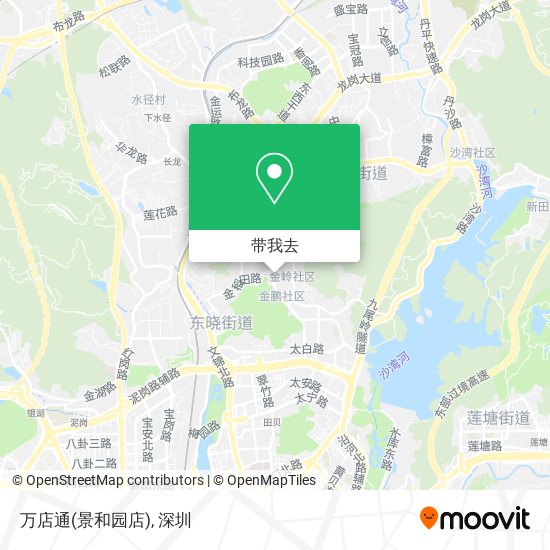 万店通(景和园店)地图