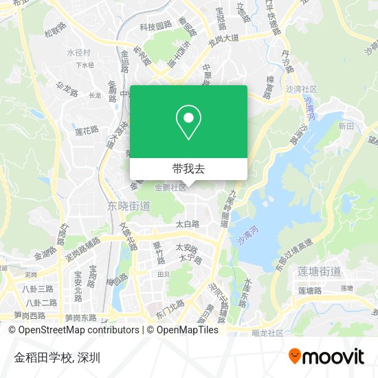 金稻田学校地图