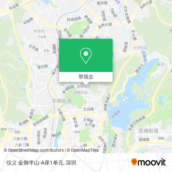 信义·金御半山-A座1单元地图