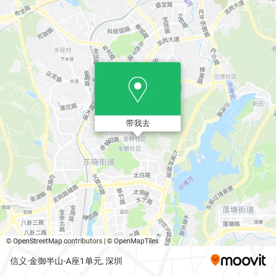 信义·金御半山-A座1单元地图