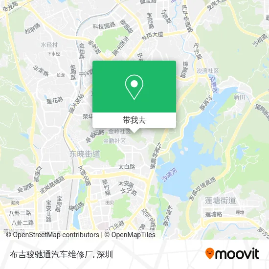 布吉骏驰通汽车维修厂地图