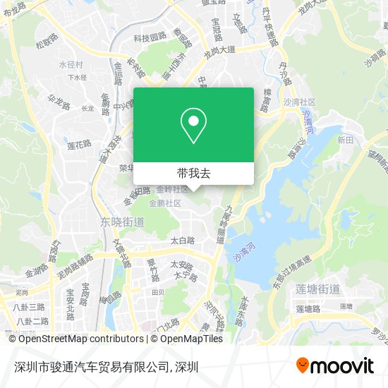 深圳市骏通汽车贸易有限公司地图