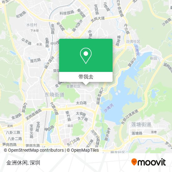 金洲休闲地图