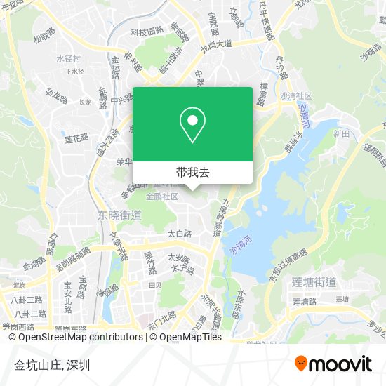 金坑山庄地图