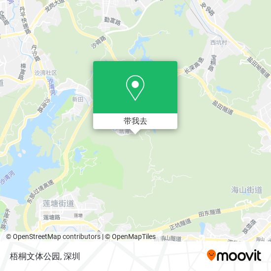 梧桐文体公园地图