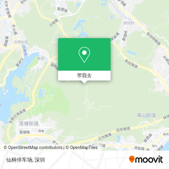 仙桐停车场地图