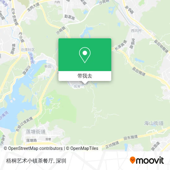 梧桐艺术小镇茶餐厅地图