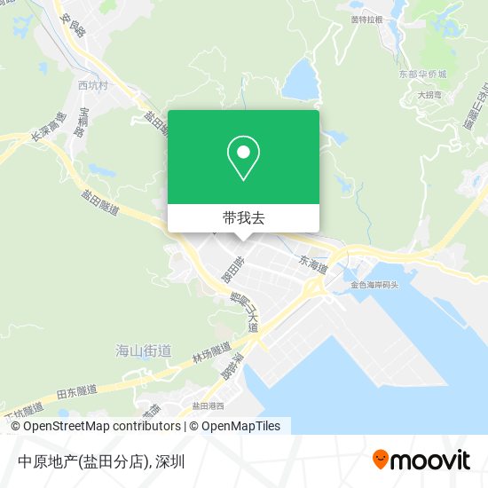 中原地产(盐田分店)地图