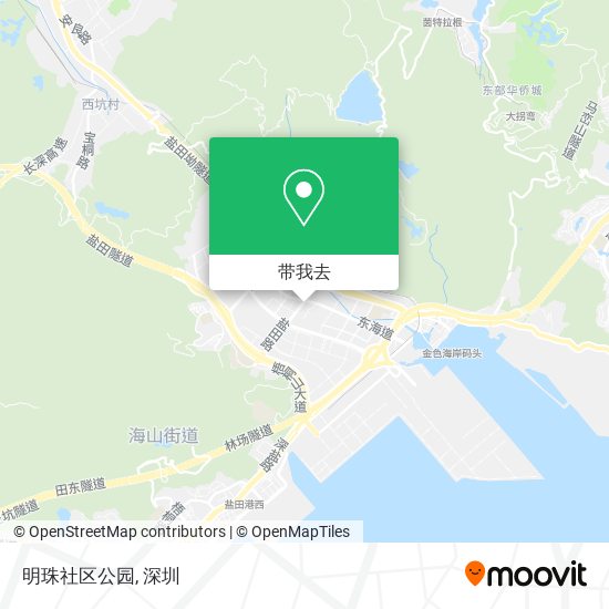 明珠社区公园地图