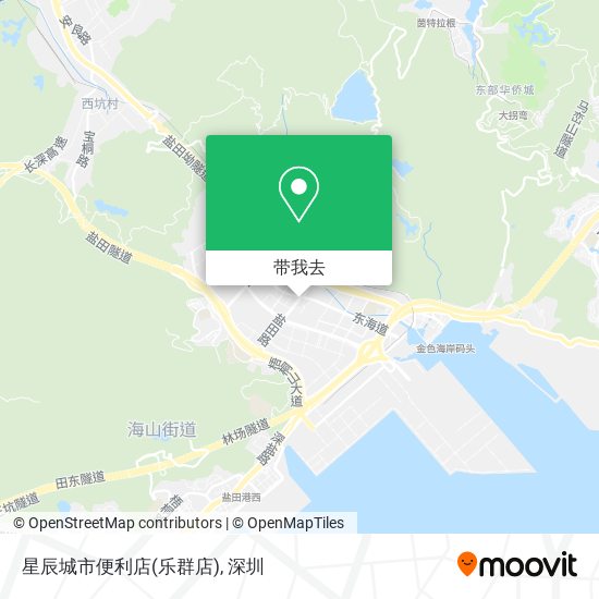 星辰城市便利店(乐群店)地图