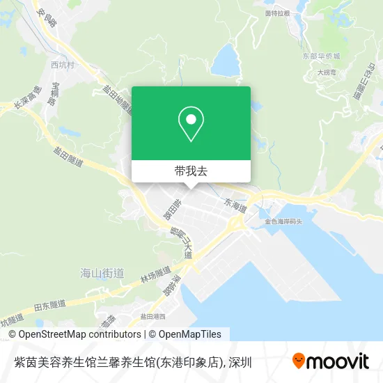 紫茵美容养生馆兰馨养生馆(东港印象店)地图