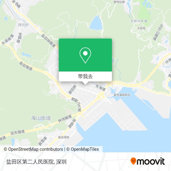 盐田区第二人民医院地图