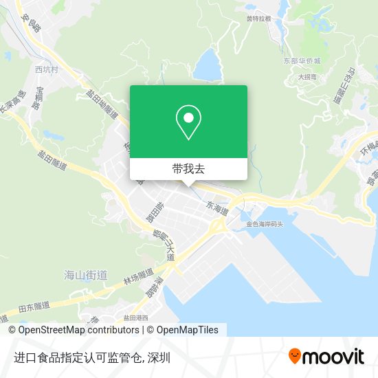 进口食品指定认可监管仓地图