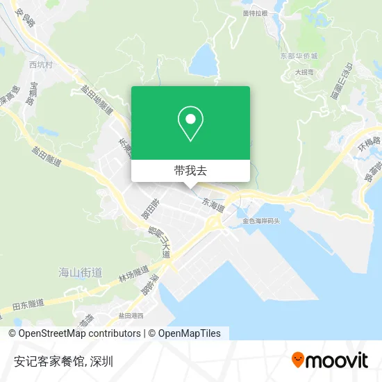 安记客家餐馆地图