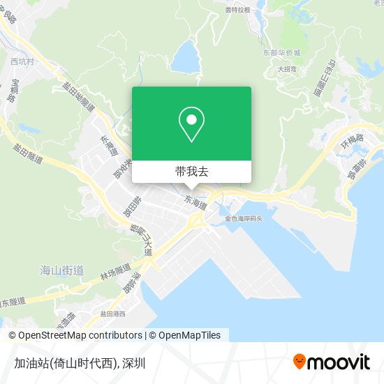 加油站(倚山时代西)地图