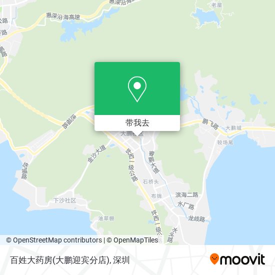 百姓大药房(大鹏迎宾分店)地图