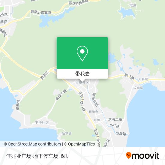 佳兆业广场-地下停车场地图