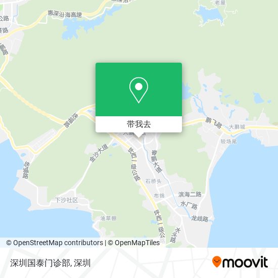 深圳国泰门诊部地图