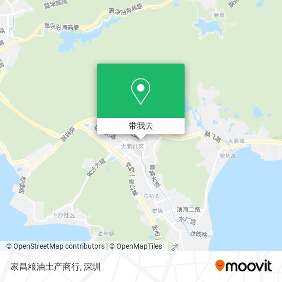 家昌粮油土产商行地图