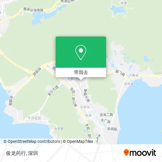 俊龙药行地图
