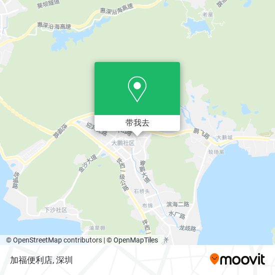 加福便利店地图