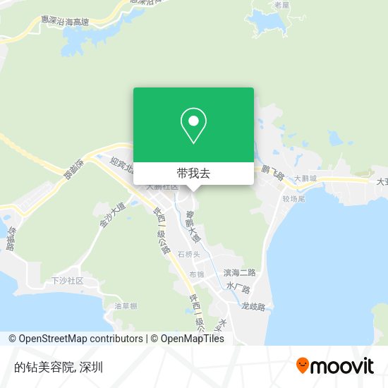的钻美容院地图
