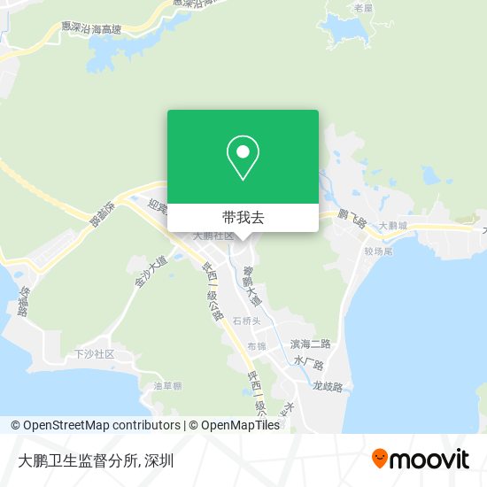 大鹏卫生监督分所地图