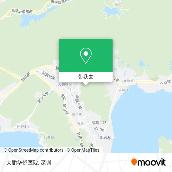 大鹏华侨医院地图