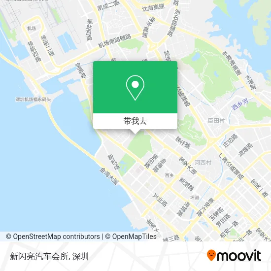 新闪亮汽车会所地图