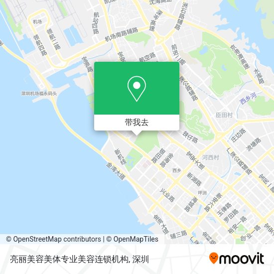 亮丽美容美体专业美容连锁机构地图