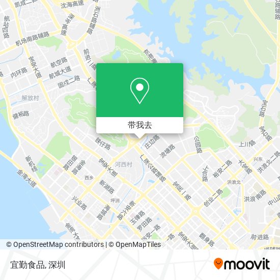 宜勤食品地图
