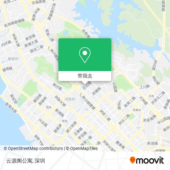 云源阁公寓地图