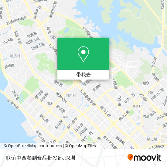 联谊中西餐副食品批发部地图