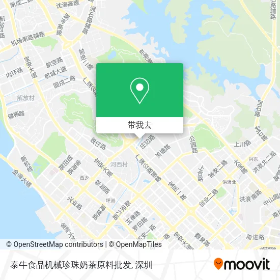 泰牛食品机械珍珠奶茶原料批发地图