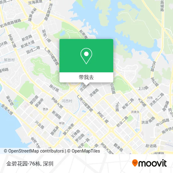 金碧花园-76栋地图