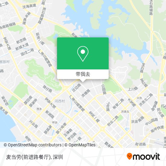 麦当劳(前进路餐厅)地图