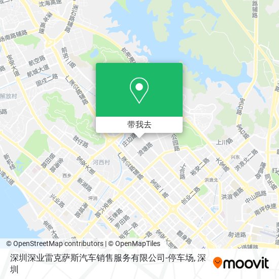 深圳深业雷克萨斯汽车销售服务有限公司-停车场地图